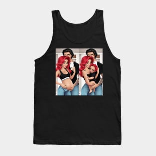a happy family. Find differences Tank Top